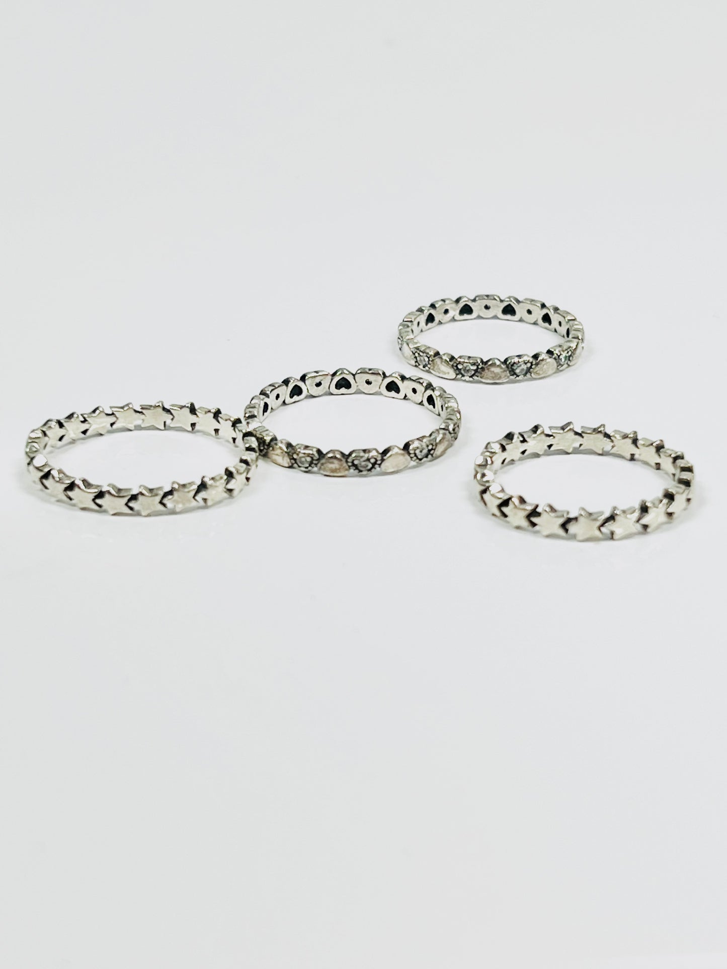 Assorted Silver Rings (Separate) by Yomi Styling