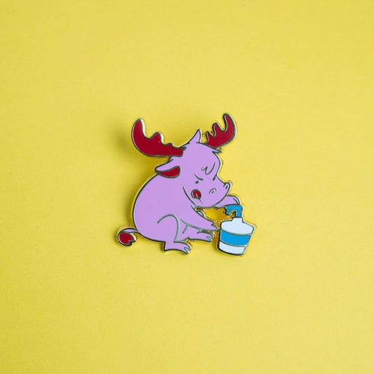 Morty Moose Pins by Muka