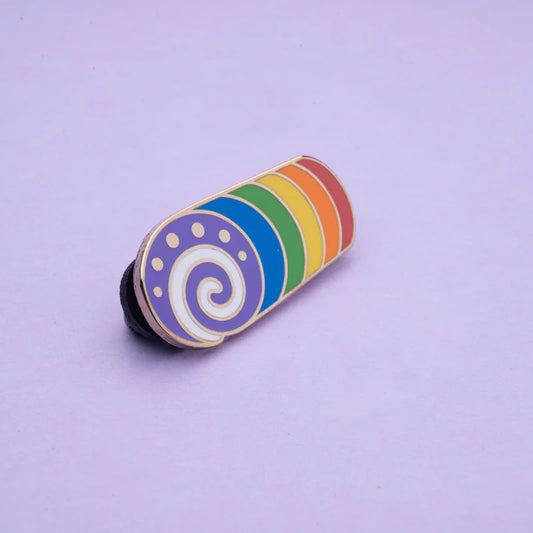 Rainbow Cake Roll Pins by Muka
