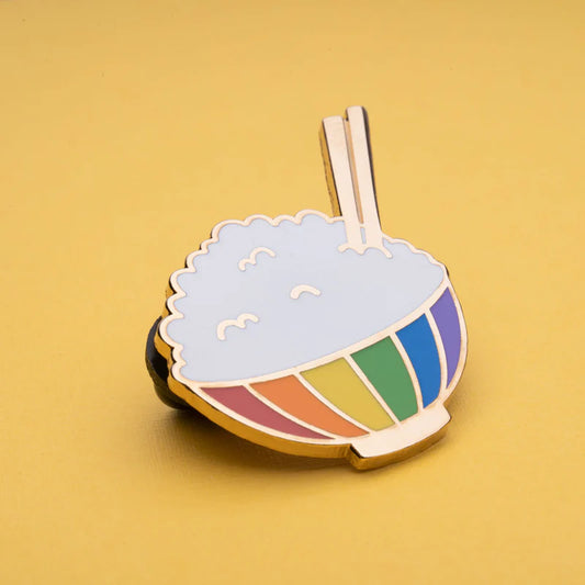 Rainbow Rice Pins by Muka