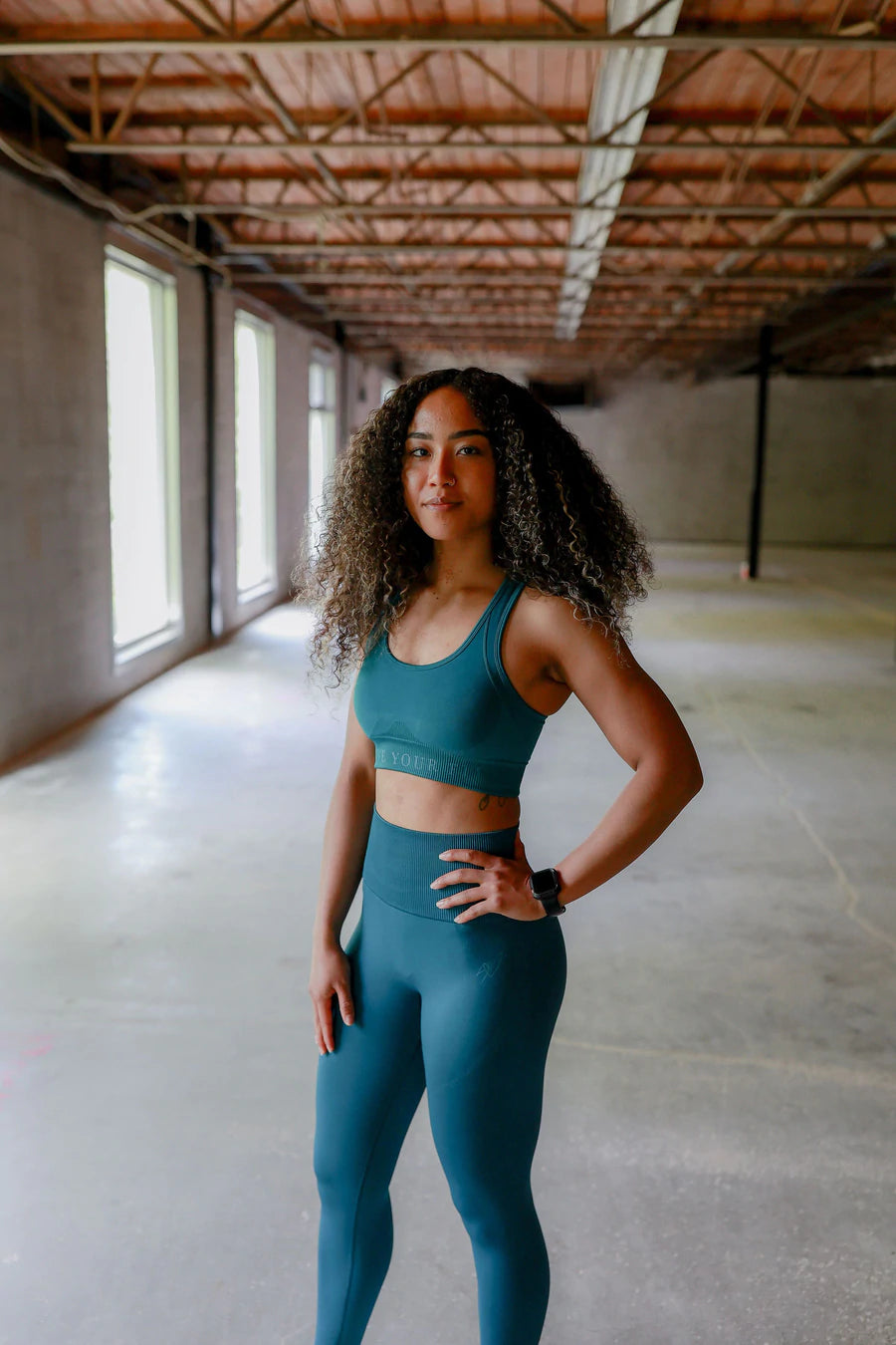 Oh So Seamless Ocean Breeze Leggins by Love Your Fit Apparel