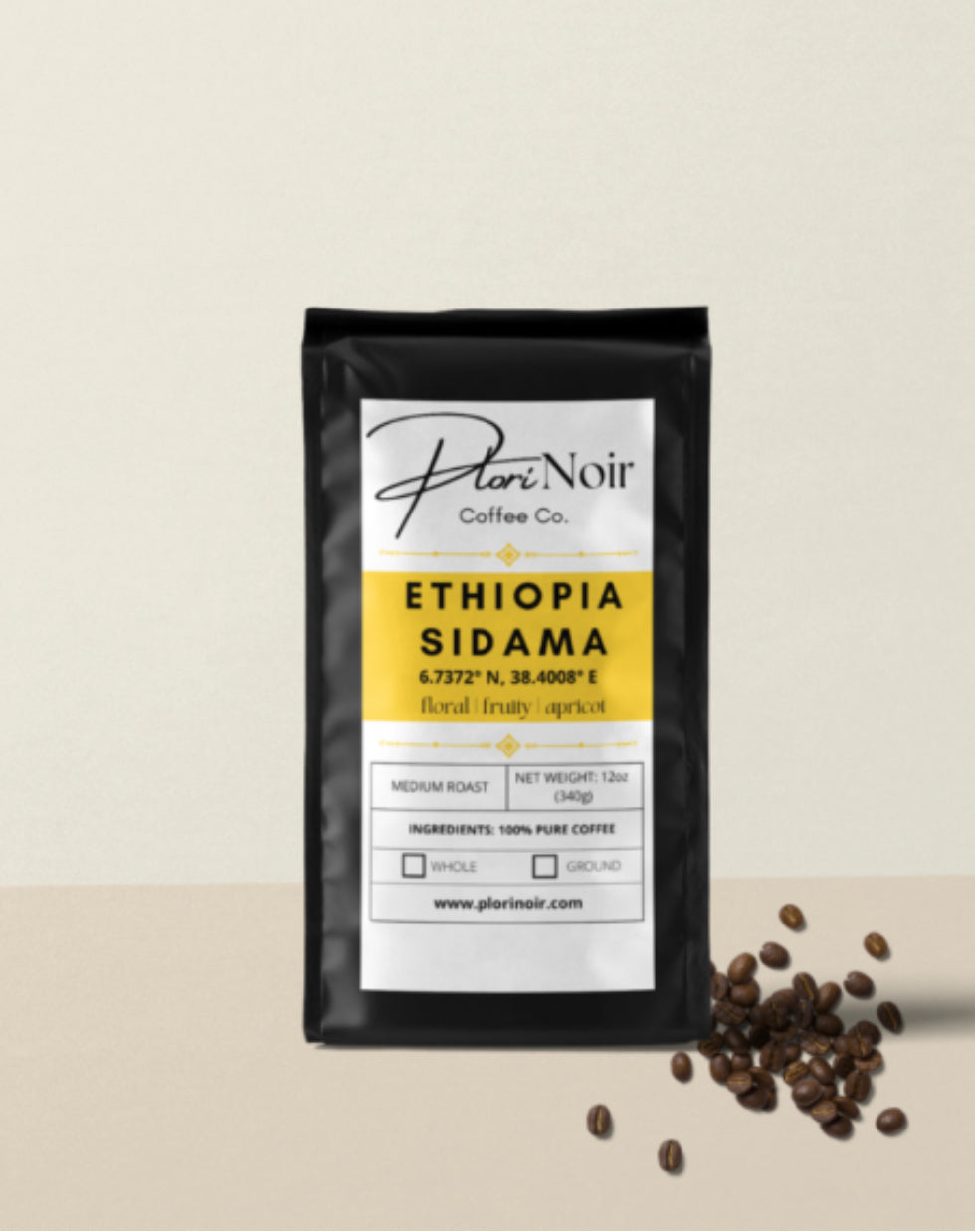 Ethopia Sidama coffee by Plori Noir